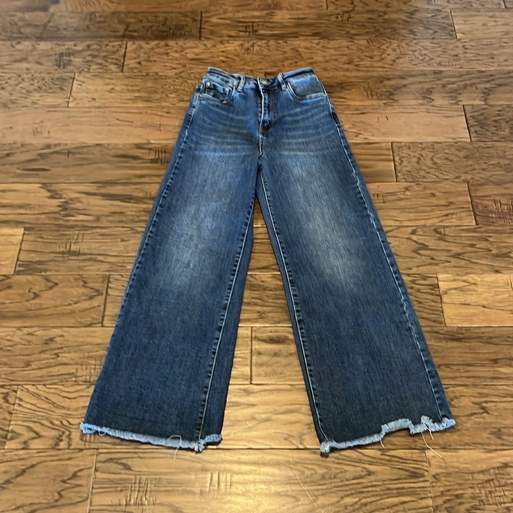 Anna Dani Wide Leg Crop High Rise Size S